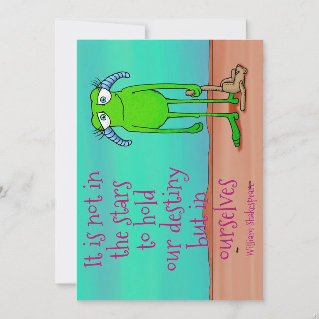 Cartes Pour Fêtes Annuelles Leggs with quote, holiday card (Devant)