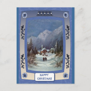 Cartes Pour Fêtes Annuelles L'église du village