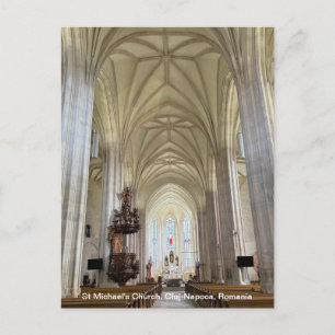 Cartes Pour Fêtes Annuelles L'église Saint-Michel, Cluj-Napoca, Roumanie, sur