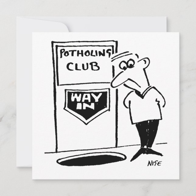 Cartes Pour Fêtes Annuelles L'Entrée Du Club De Piscine. Plaisanterie de mise  (Devant)