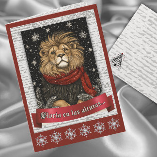Cartes Pour Fêtes Annuelles Léon Majestueux de Noël