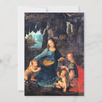 Léonard de Vinci - La Vierge des Rochers, 