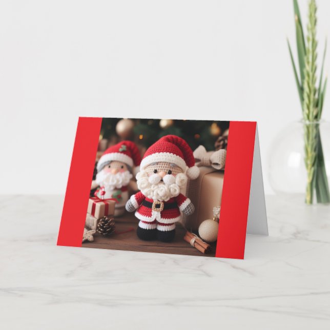 CARTES POUR FÊTES ANNUELLES LES 3 D'ENTRE NOUS VEULENT DIRE MERRY NOËL (Devant)