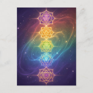 Cartes Pour Fêtes Annuelles Les 7 Chakras´11