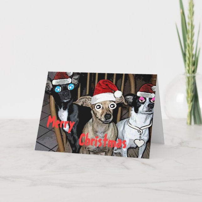 CARTES POUR FÊTES ANNUELLES LES AIDES DE PÈRE NOËL (Devant)
