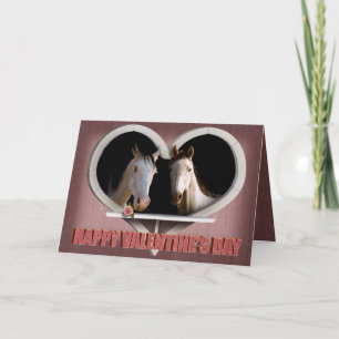 Cartes Pour Fêtes Annuelles Les amateurs de chevaux Valentine