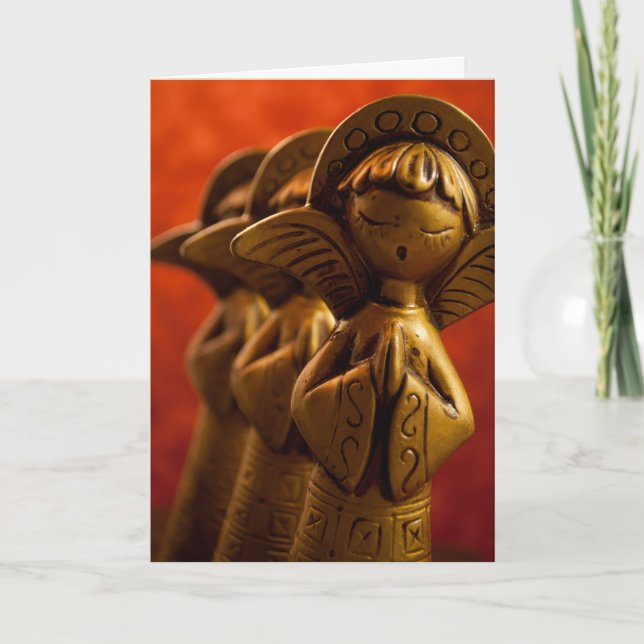 Cartes Pour Fêtes Annuelles Les anges Exaltent Dieu ! (Devant)