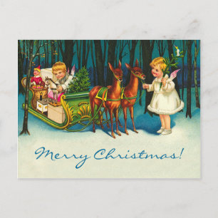 Cartes Pour Fêtes Annuelles Les anges sur le chemin