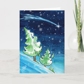 Cartes Pour Fêtes Annuelles Les arbres de Noël