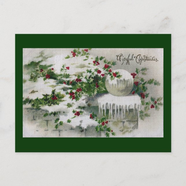 Cartes Pour Fêtes Annuelles Les Aventures de Snow (Devant)