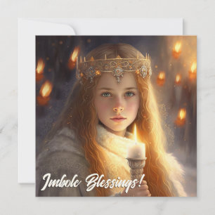 Cartes Pour Fêtes Annuelles Les Bénédictions Imbolc célèbrent le retour du sol