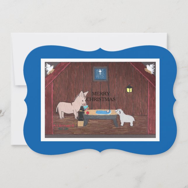 CARTES POUR FÊTES ANNUELLES LES CADEAUX (Devant)