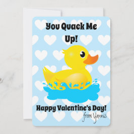 Cartes Pour Fêtes Annuelles Les Camarades De Classe Mignonnent "Vous Me Quack 