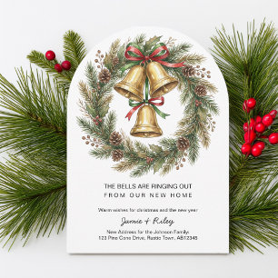 Cartes Pour Fêtes Annuelles Les cloches sonnent depuis notre nouvelle maison d