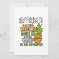 Les Coiffeurs Sont Comme Des Ananas.