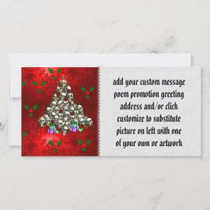 Cartes Pour Fêtes Annuelles Les crânes de Noël