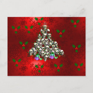 Cartes Pour Fêtes Annuelles Les crânes de Noël