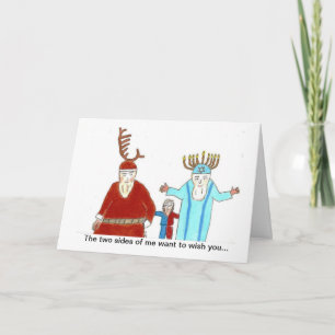 Cartes Pour Fêtes Annuelles Les deux côtés de moi