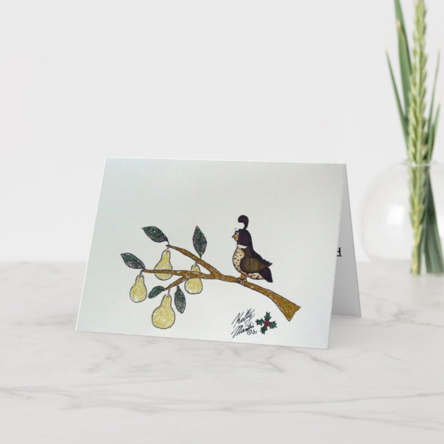 Cartes Pour Fêtes Annuelles Les douze jours de Noël (Devant)