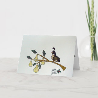 Cartes Pour Fêtes Annuelles Les douze jours de Noël
