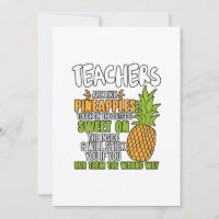 Les Enseignants Sont Comme Des Ananas.