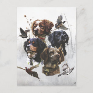 Cartes Pour Fêtes Annuelles Les Espagnols de Bretagne, Saison de chasse aux oi