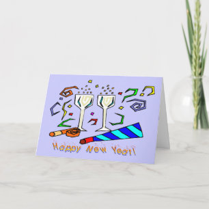 Cartes Pour Fêtes Annuelles Les faiseurs de bruit du Nouvel An