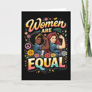 Cartes Pour Fêtes Annuelles Les femmes sont égales