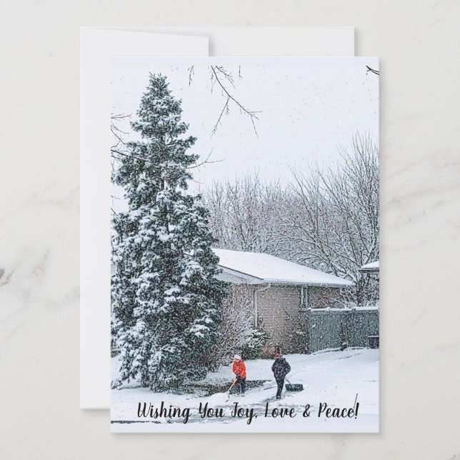 Cartes Pour Fêtes Annuelles Les Frères Prêtent La Main (Devant)