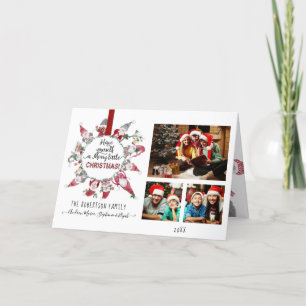 Cartes Pour Fêtes Annuelles Les Gnomes Joyeux Petits Noël