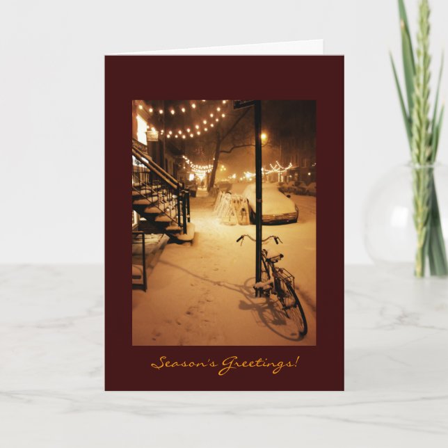 Cartes Pour Fêtes Annuelles Les Greetings de Season (Devant)