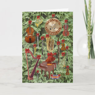 Cartes Pour Fêtes Annuelles Les Greetings de Symphonic Season