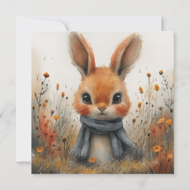 Cartes Pour Fêtes Annuelles Les lapins de soumission : Soigner les pensées 🐇  (Devant)