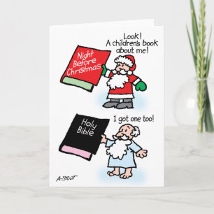 Cartes Pour Fêtes Annuelles Les livres pour enfants de père Noël & God