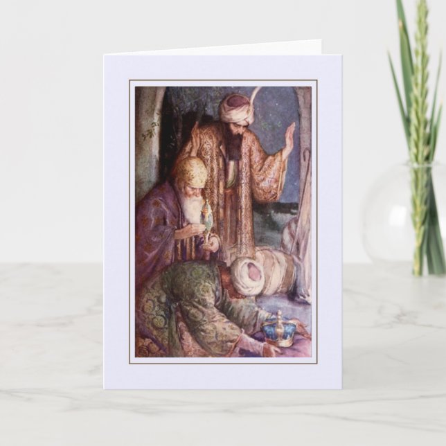 Cartes Pour Fêtes Annuelles Les Magi (Devant)
