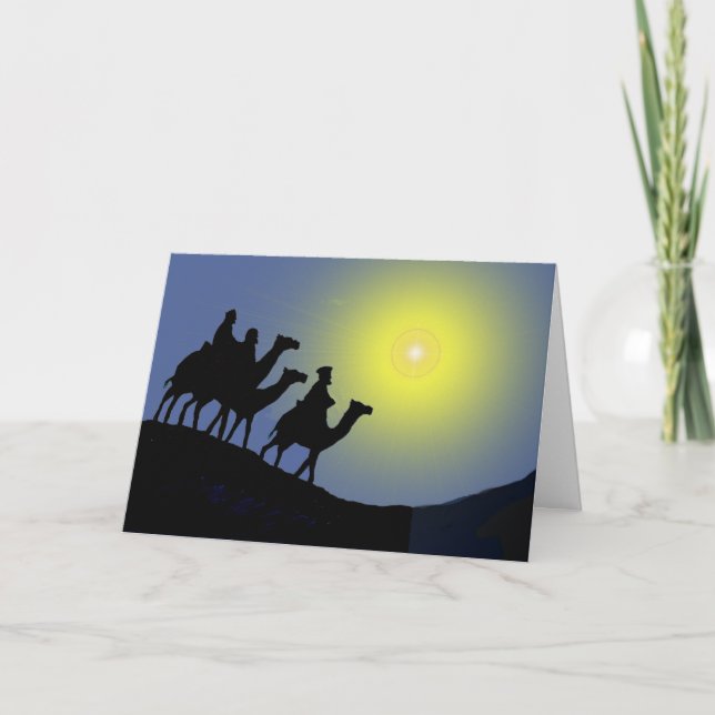 Cartes Pour Fêtes Annuelles Les Magi (Devant)