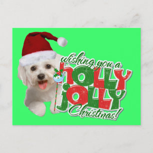 Cartes Pour Fêtes Annuelles Les Maltais Ont Holly Jolly Christmas