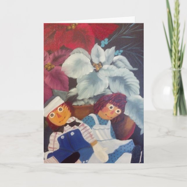 Cartes Pour Fêtes Annuelles Les meilleurs bourgeons avec Raggety Ann et Andy (Devant)