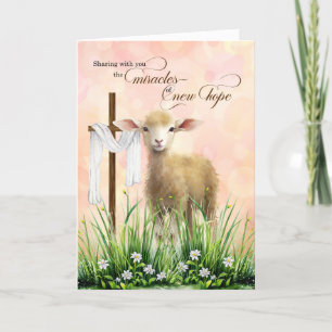 Cartes Pour Fêtes Annuelles Les miracles de Pâques de la Nouvelle Espoir et de