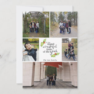 Cartes Pour Fêtes Annuelles Les moments les plus merveilleux de l'année Photo 