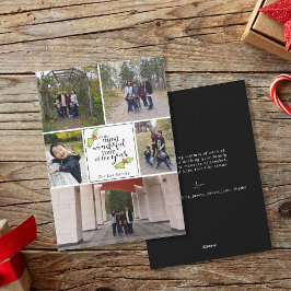 Cartes Pour Fêtes Annuelles Les moments les plus merveilleux de l'année Photo 