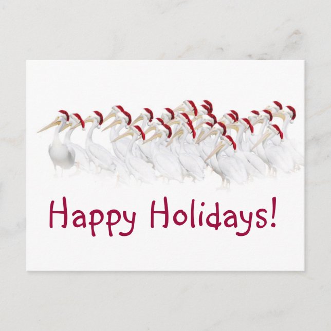 Cartes Pour Fêtes Annuelles Les post-cards de Pelican Happy Holiday ! (Devant)
