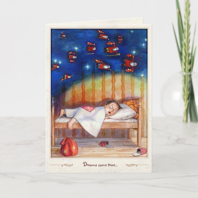 Cartes Pour Fêtes Annuelles Les rêves deviennent réalité (Devant)