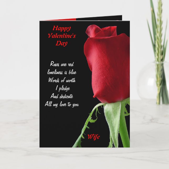 Cartes Pour Fêtes Annuelles Les roses sont rouges (Devant)