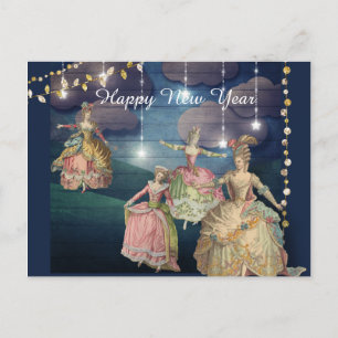 Cartes Pour Fêtes Annuelles Les Royals français dansent sous les lumières scin