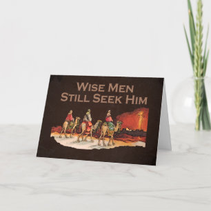 Cartes Pour Fêtes Annuelles Les Sages Le Cherchent Toujours, Noël