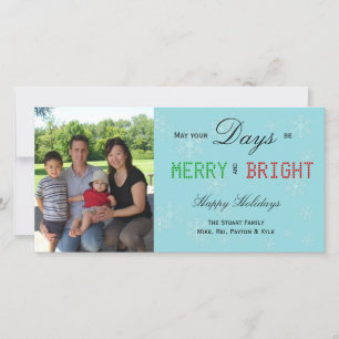 Cartes Pour Fêtes Annuelles Les Snowflakes Joyeux Et Lumineux