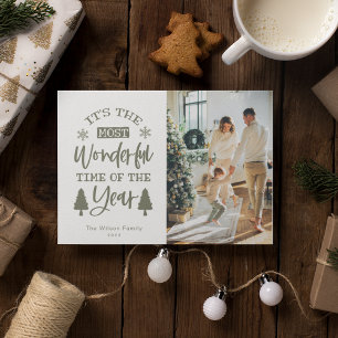 Cartes Pour Fêtes Annuelles Les Temps Les Plus Merveilleux De L'Année Photo De