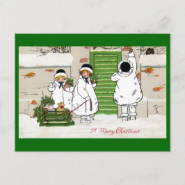 Cartes Pour Fêtes Annuelles Les Trois Girls et les Deux Secrets