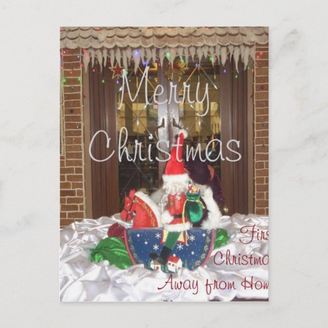 Cartes Pour Fêtes Annuelles Les vacances de Joyeux Noël non domestiques ont (Devant)